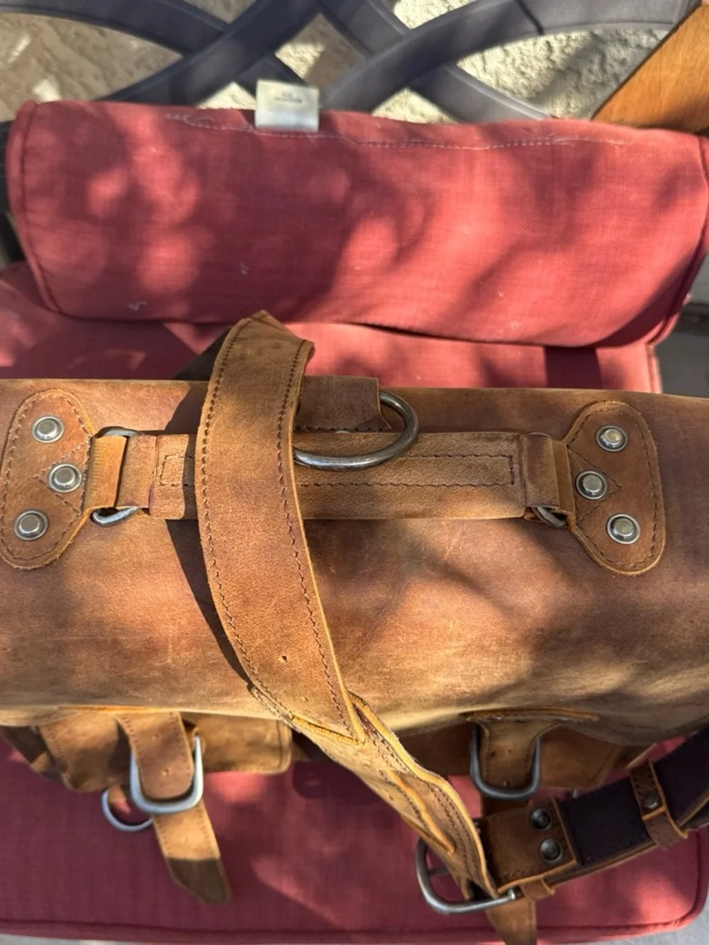 Classic Brown Leather Men’s Satchel Bag